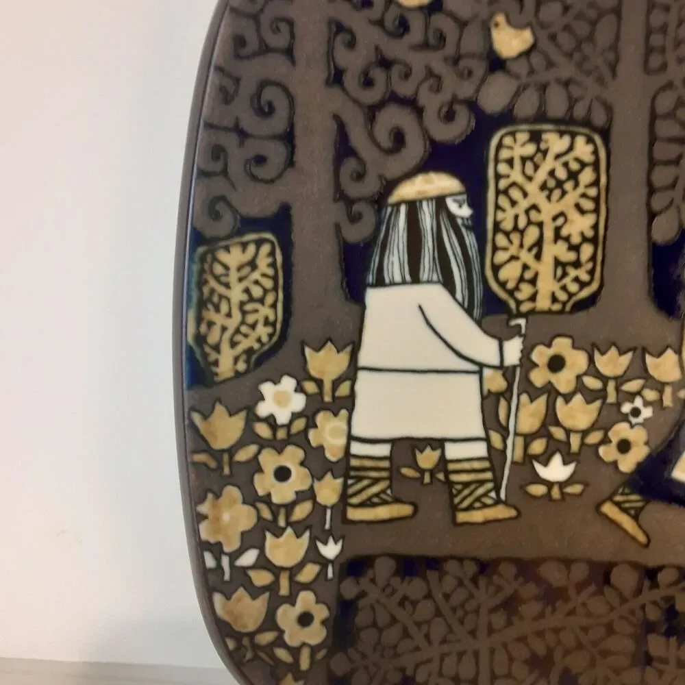 Arabia Finland 1977 Annual Stoneware Plate